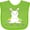 Apple Green, variant on Inktastic My First Easter Bunny Boys or Girls Baby Bib