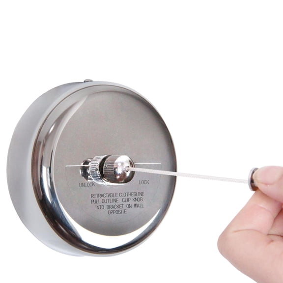 Beesage Retractable Clothesline 304 Stainless Steel Durable with Heavy Duty Adjustable Rope Shower Clothes Line for Outdoor and Indoor