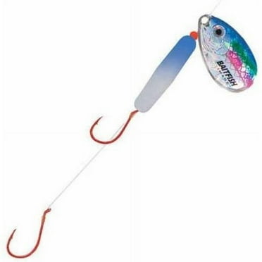Northland Fishing Tackle BAITFISH FLOAT'N SPIN - 1/Card - 60" Snell-#4 Blade-#4 Hooks - Rainbow
