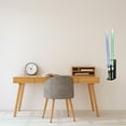 thumbnail image 5 of Light Saber Stand Wall Mount Display Acrylic Light Sword Holder Rack, Black, 5 of 6