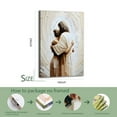 thumbnail image 3 of Jesus Hugging Woman in His Arms Poster Wrapped Wooden Frame Wall Decor,,Canvas Wall Art for Living Room,Bedroom,Office,Ready to Hang, 3 of 5