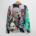 thumbnail image 3 of Terrifier Unisex Sweater Long Sleeve Fall Casual Crewneck Tops Pullover Active Streetwear Fashion Sweatshirt S, 3 of 6
