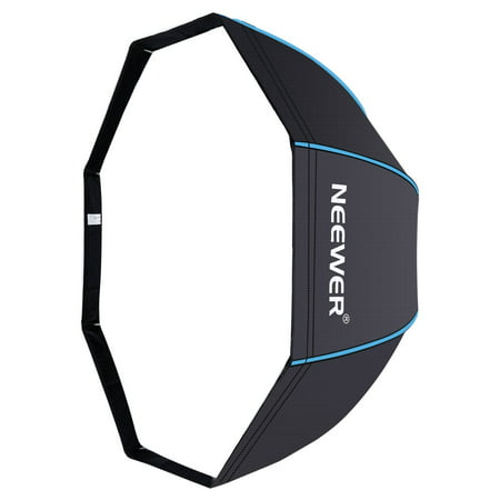 Neewer 47 inches/ 120 centimeters Octagonal Softbox Umbrella with Blue Edges and Carrying Bag for Portrait or Product Photography, Suitable for Canon Nikon Sony Speedlite, Studio Flash (Best Nikon Flash For Portraits)