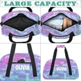 thumbnail image 5 of Personalized Kids Gym Bag Custom Sport Duffel Bag Dance Weekender Bag Girl, Dreamy Glitter, 5 of 7