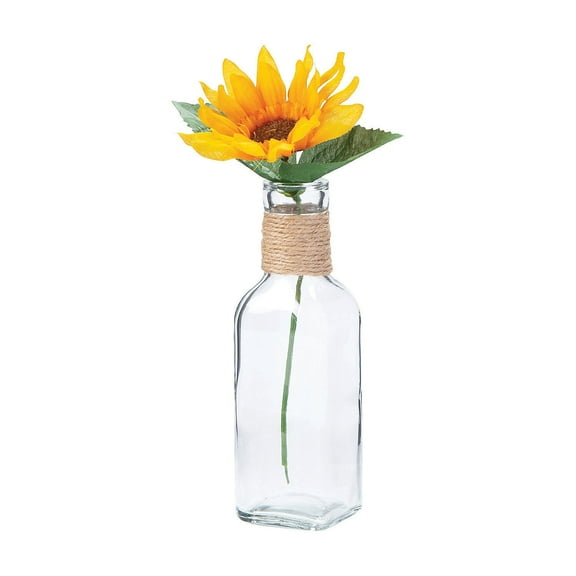 Fun Express Bulk Rustic Sunflower Centerpiece Kit for 24 Tables