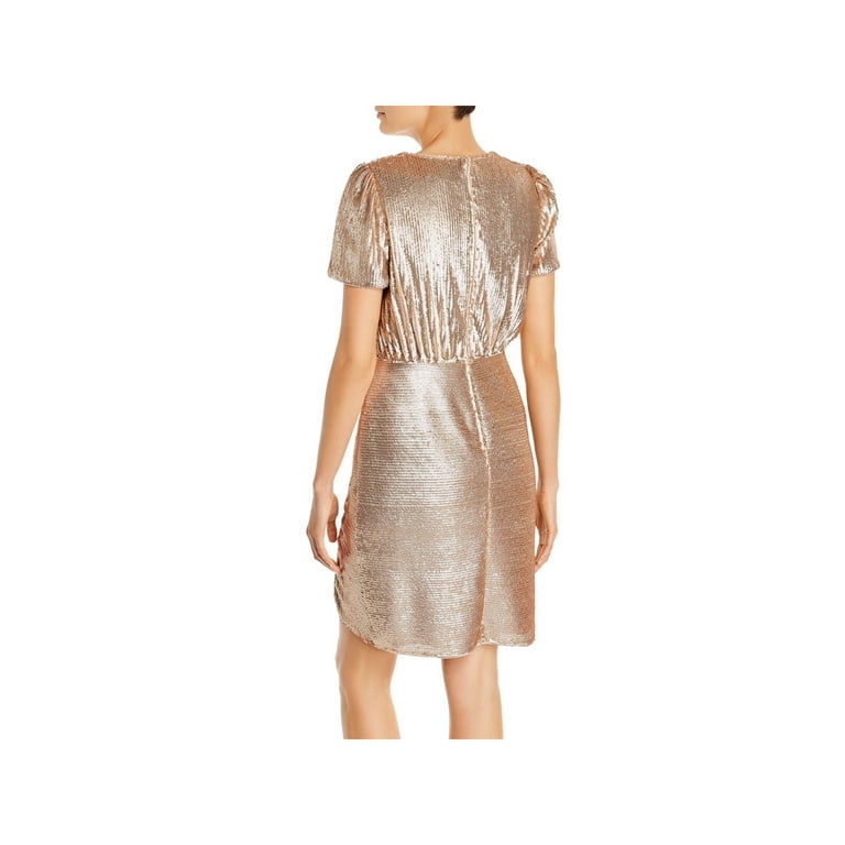 Aidan mattox sequin shift dress top
