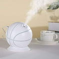 thumbnail image 3 of Quite Humidifiers for Bedroom, Basketball Ultrasonic Cool Mist Air Humidifier for Boy Babies Room With Night Light, Working Time Up to 8H (White), 3 of 6