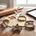 thumbnail image 4 of Cook with Color 7-Piece Stainless Steel Holiday Cookie Cutter Set, Decorative Bow Shapes, 4 of 5