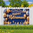 thumbnail image 3 of Decorative Design Happy Retirement Banner Balloon Decoration Party Backdrop for Retirement Celebration Indoor Party Event Decoration, 3 of 9
