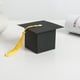 thumbnail image 2 of 75unids Papel DIY Graduacion Tapa Caja de Regalo en Forma de Azucar Chocolate Caja para Graduacion Fiesta Favor Sombrero Soltero Sombrero Boda Caramelo Caja Regalo Negro, 2 of 5