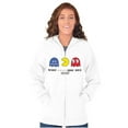 thumbnail image 4 of PACMAN Ready…Game Over Funny Ghosts Zip Up Hoodie Men's Women's Brisco Brands M, 4 of 6