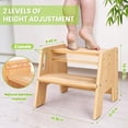 thumbnail image 3 of Taburete Woodure con 2 escalones regulables en altura para niños, 3 of 6