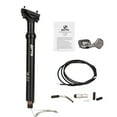 thumbnail image 1 of ZTTO Aluminum Alloy Mountain Bike Dropper Seatpost with Remote Control, Internal Routing Design, 30.9mm/31.6mm Diameter Options, Black Color, Lightweight 662g Construction for MTB Riding, 1 of 6