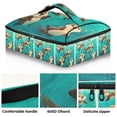 thumbnail image 2 of Iauyy Casserole Carrier for Hot Food Insulated Casserole Travel Carry Bag with Lid Food Warmer Bag for Party/Picnic,Cute Otter, 2 of 7