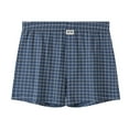 thumbnail image 3 of yillto Men's Big and Tall Cotton Boxer Elastic Waist Comfy Breathable Underwear Plaid Pjs Shorts, 3 of 6