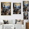 thumbnail image 4 of Designart "Mountain Majesty of Pickup Truck" Pickup Truck Floater Framed Canvas Art Print, 4 of 7