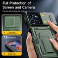 thumbnail image 3 of HCTian for Motorola Moto G Stylus 5G 2025 Case with 2 Pack Screen Protector, Upgrade Slide Camera Cover & Kickstand, Lanyard Strap, Military Grade Shockproof Heavy Duty Robust Bumper Phone Case, 3 of 7
