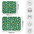 thumbnail image 4 of Heart Raspberry Flower Drying Dish Mat Quick Drying Absorbent Soft Durable for Kitchen 16" x 18", 4 of 10