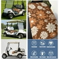 thumbnail image 6 of Modern Flowers Golf Cart Seat Protector 51" x 31" Towel Style Cover for Golf Cart Front Seat Easy to Maintain, 6 of 8