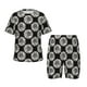 thumbnail image 1 of Balery White Sunflowers Conjunto de Pijama Infantil de Manga Corta con Estampado – Ropa de Dormir de Algodón Suave-Medium, 1 of 6