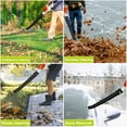 thumbnail image 4 of Thehsnt Handheld Cordless Leaf Blower,Electric Leaf Blower with 2 Batteries and 1 Charger,24V Battery Powered Leaf Blowers for Lawn Care,Patio,Yard, 4 of 9