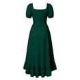 thumbnail image 6 of Ynynloco Renaissance Costumes Women Dress Medieval Costume Peasant Fairy Witch Under Dress for Halloween Pirate Theme Parties Hobbit Events, 6 of 7
