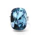 thumbnail image 2 of Anillo Zvezda Baguette color Aquamarine plata .925 Zvezda ZAN-BAG13-AQU, 2 of 5