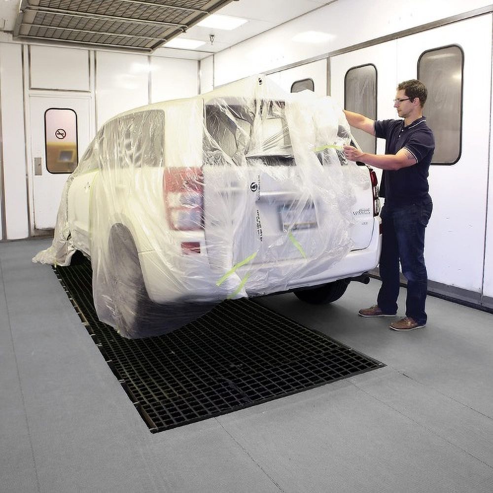 New Pig PIG Paint Booth Mat with Adhesive Backing. Gray