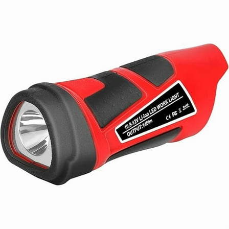 ZC 12-Volt LED Work Light Bare Tool Flashlight Compatible for Milwaukee M12 Battery 48-11-2401 48-11-2420 48-11-2412 48-11-2440 12V Battery