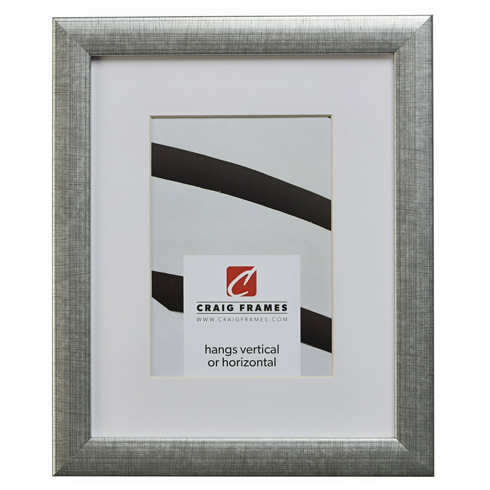 What Size Frame For 17x22 Print 2 Craig Frames 23247944 17x22 inch Scratched Silver Picture Frame Matted