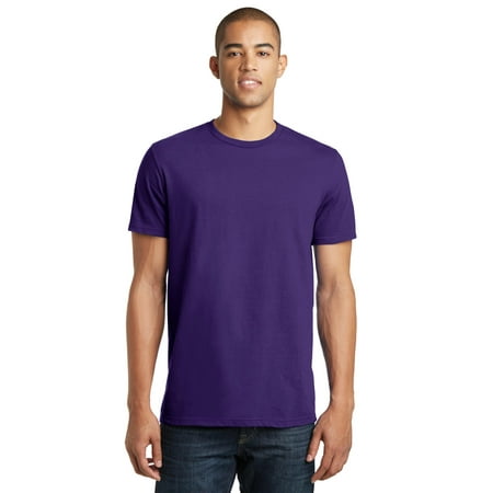 District Threads Young Mens Concert Tee. Purple. S.