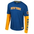 thumbnail image 2 of Unisex Stadium Essentials Royal New York Knicks Spectator 2fer Long Sleeve  T-Shirt, 2 of 3