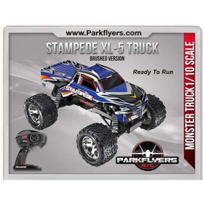ParkFlyers 36054-1 Traxxas 1-10 Stampede XL-5 2.4GHz RTR - RC Truck - Walmart.com - Walmart.com