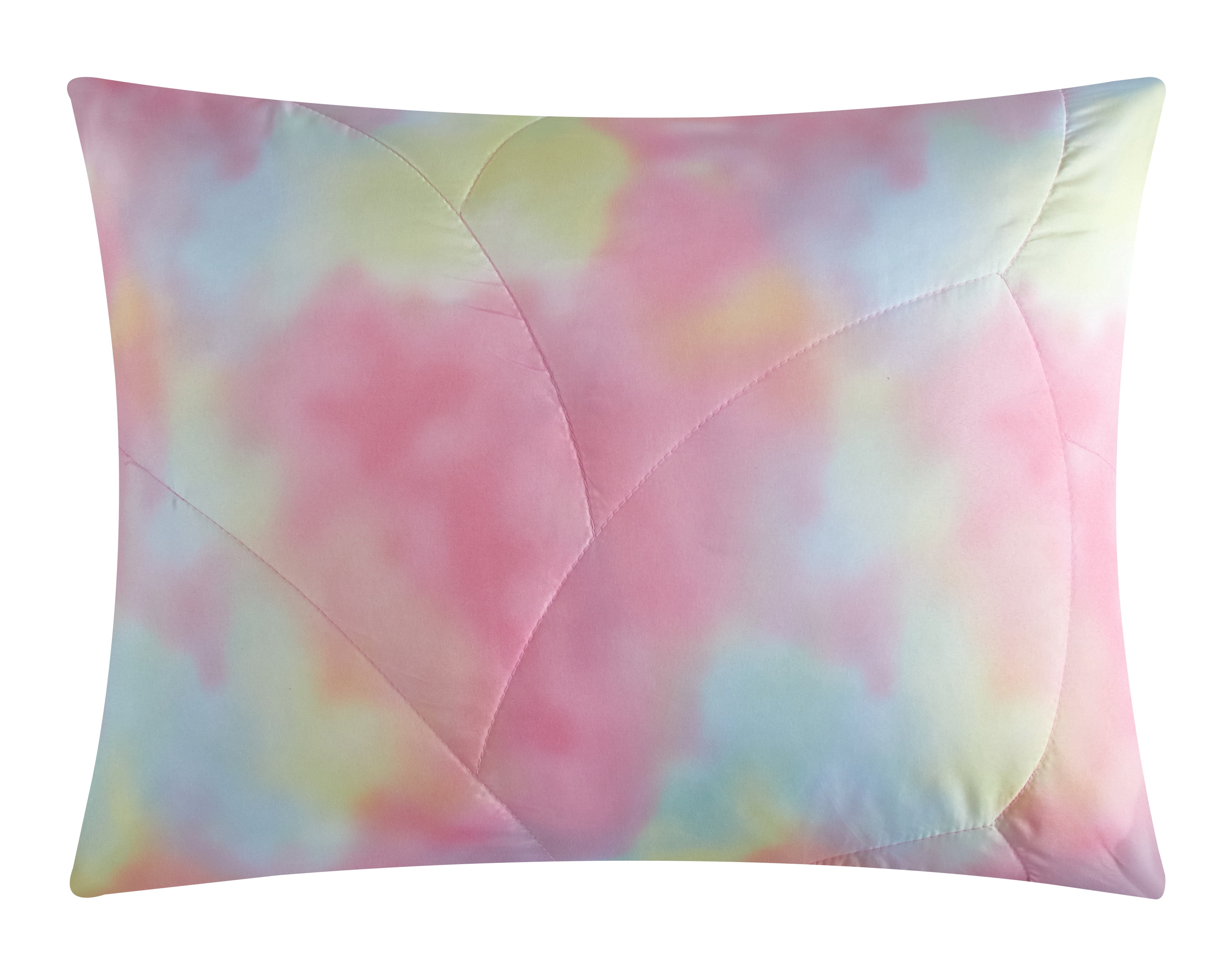 Room Revival  Super Puffy Ombre Comforter Set, Pink Rainbow, Twin
