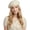 Beige, variant on Lace Beret Hat for Women, Elegant Flower French Beanie Hat Summer Breathable Lady Artist Painter Cap