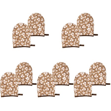 

TOYMYTOY 10 Pcs Oven Gloves Microwave Safe Mittens Baking Mitts Microwave Mittens Baking Mittens