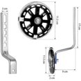 thumbnail image 2 of (Black) Kids Bike Wheel Stabilizer,Kids Bike Small Wheels,Kids Bike Stabilizers,Kids Bike Rear Wheels,Universal Stabilizer,Auxiliary Wheels,Bike Train, 2 of 5