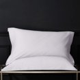 thumbnail image 5 of FLXXIE Fundas de almohada estándar de microfibra, juego de 2 fundas de almohada suaves resistentes a la decoloración, a las arrugas y al encogimiento, con cierre de sobre, fundas Euro Sham (blanco 20, 5 of 5