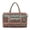 Bohemian Floral Pattern, variant on Capybara Large Quilted Duffle Bag for Women, Cute Weekender Travel Bag Carry On Overnight Gym Dance Bag with Zipper Pockets & Adjustable Strap