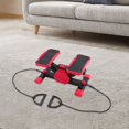 thumbnail image 6 of Portable Pedal Exerciser, Portable Pedal Exerciser with Pull Ropes, Foot Pedal Exercise Machine(Red+Black), 6 of 14
