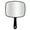 black, variant on Large Hand Mirror, Handheld Mirror With Handle, Salon Mirror For Barber Hairdressing - red