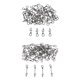 thumbnail image 1 of 100 piezas de material acero inoxidable de bloqueo broches giratorios conectores, 1 of 9