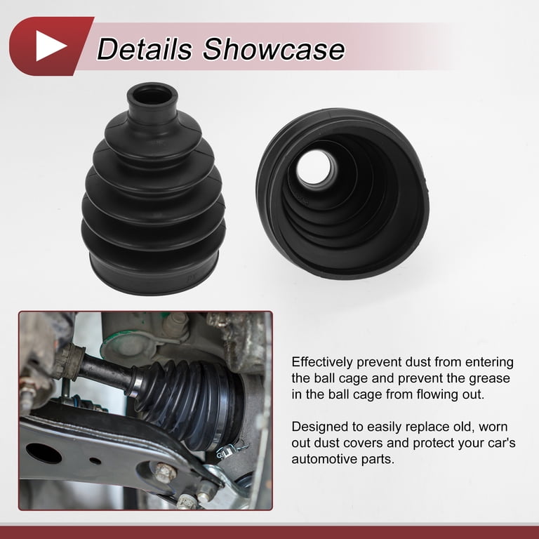 Unique Bargains No.A2043300585 Outer CV Joint Boot Kit w/ Clamps
