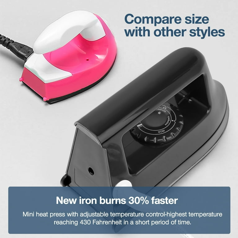Mini Heat Press Machine Irons for Crafts,Portable Heat Press Easy