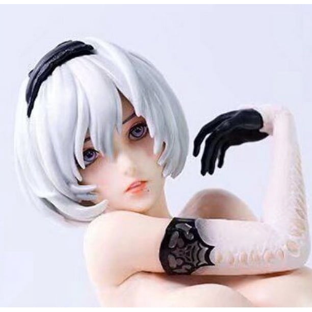NieR:Automata 2B YoRHa figura de acción de chica Sexy de PVC, estatuilla de Anime, colección de adultos, muñeca modelo Hentai, juguete, 20cm Fivean unisex