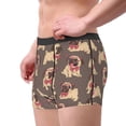 thumbnail image 2 of Disketp Cut Pug Men's Boxer Briefs,Soft and Breathable Cotton Underwear with ComfortFlex Waistband-XX-Large, 2 of 5