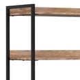 thumbnail image 4 of Simpli Home Kelsey SOLID MANGO WOOD 74 inch x 30 inch Modern Industrial Large Bookshelf with Cabinet in Natural, 4 of 8