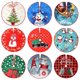 thumbnail image 3 of Falda de árbol de Navidad, falda de árbol de Navidad feliz, cuello, decoración navideña de granja suave, trompeta de 90 cm, 3 of 8