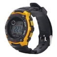 thumbnail image 1 of Reloj deportivo electrónico luminoso resistente al agua correa de goma pantalla grande reloj deportivo para niños dorado, 1 of 12