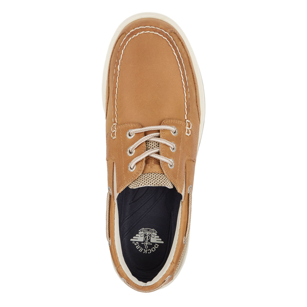 Dockers Mens Beacon Leather Casual Classic Boat Shoe with Stain Defender - image 2 of 8